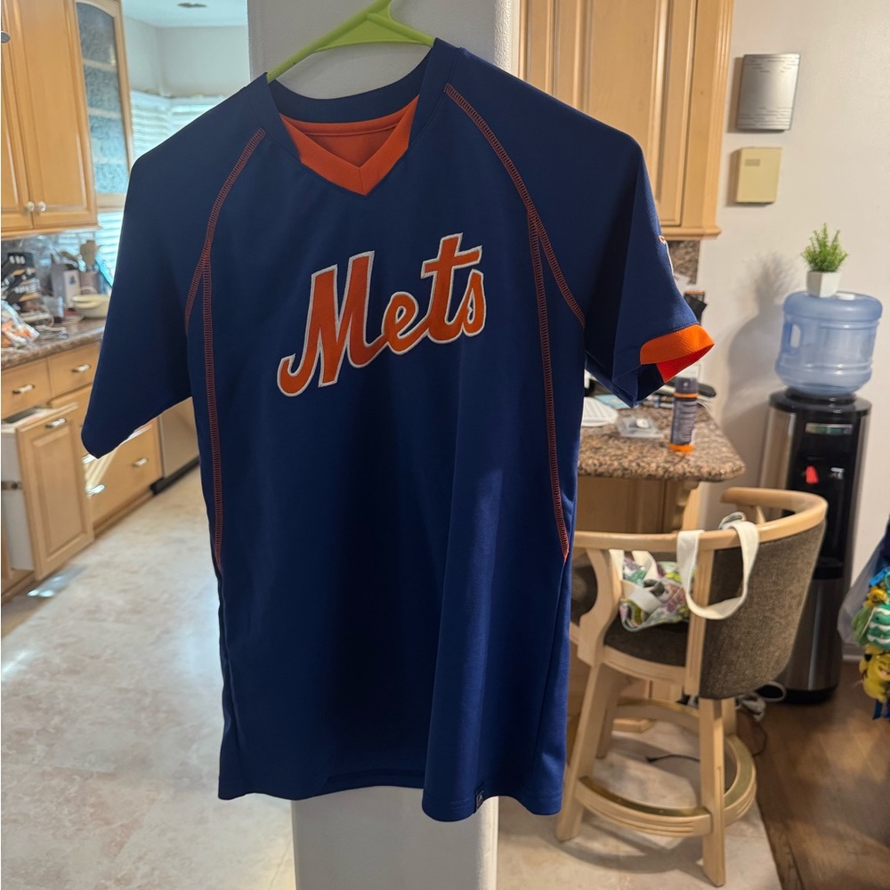 Majestic Blue and Orange Sports Tee